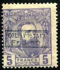 Leopold II - Parcel Post overprint