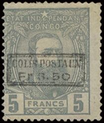 Leopold II - Parcel Post overprint