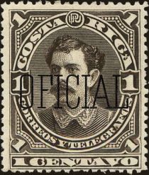 Ramón Bernardo Soto Alfaro overprinted "OFICIAL"