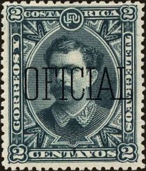 Ramón Bernardo Soto Alfaro overprinted "OFICIAL"