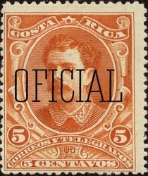 Ramón Bernardo Soto Alfaro overprinted "OFICIAL"