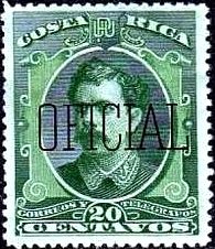 Ramón Bernardo Soto Alfaro overprinted "OFICIAL"