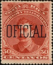 Ramón Bernardo Soto Alfaro overprinted "OFICIAL"