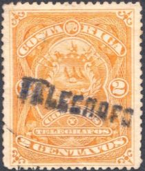 Coat of Arms overprinted "TELEGRAFO"