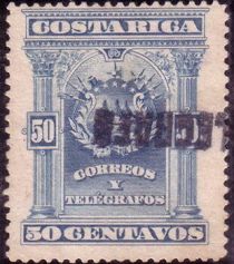 Coat of Arms overprinted "TELEGRAFO"