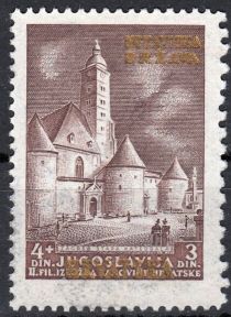 Zagreb's Old Cathedral - overprinted