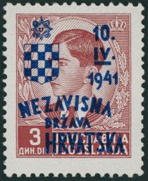 Overprinted King Peter II (1923-1970)