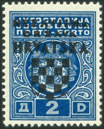 Overprint on Postage Due Stamp