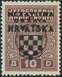 Overprint on Postage Due Stamp