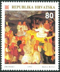 Christmas in Croatia; Painting by Ljubo Babić(1890-1974)