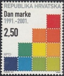 10 Years of Stamp of the Republic of Croatia