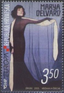 Poster Marya Delvard, 1907