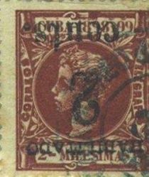 King Alfonso XIII, Habilitado surcharge