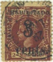 King Alfonso XIII, Habilitado surcharge