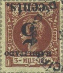 King Alfonso XIII, Habilitado surcharge