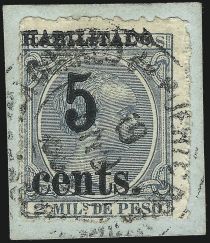 King Alfonso XIII, Habilitado surcharge