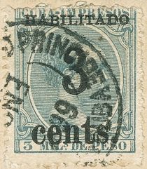 King Alfonso XIII, Habilitado surcharge