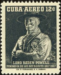 Lord Robert Baden-Powell, founder of Boys Scouts