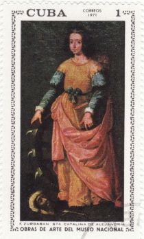 'St. Catherine of Alexandria', F. Zurburan