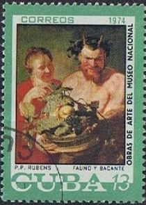 P.P.Rubens, Faun and Bacchus