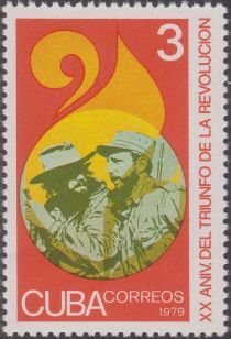 Fidel Castro and a soldier