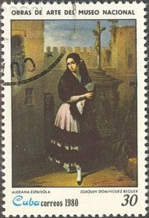 Spanish Girl, Joaquín Domínguez Bécquer