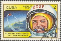 Y.Gagarin, 1st Cosmonaut in World