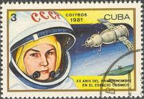 V. Tereshkova, 1st Woman in Space, Spaceship "Soyuz"