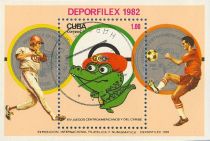 DEPORFILEX'82. Emblem of XIV Cent.-Amer. & Carib. Games