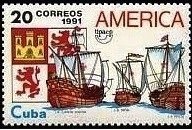 "Santa Maria", "Nina" and "Pinta"