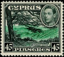 King George VI & Forest Scene