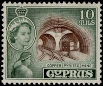 Queen Elizabeth II & Copper Pyrites Mine