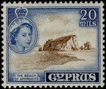 Queen Elizabeth II & Beach of Aphrodite