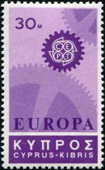 EUROPA/CEPT 1967 - Cogwheel