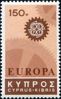 EUROPA/CEPT 1967 - Cogwheel