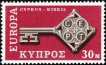 EUROPA/CEPT 1968 - Key