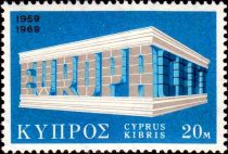 EUROPA/CEPT 1969 - Colonnade with EUROPA Emblem