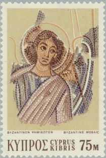 Angel from Kanakaria Church, mosaic