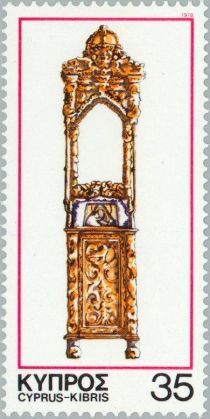 Icon Stand from Eleousa church, Athienou, 1711