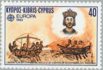 Byzantine battleship, Portrait of Emperor