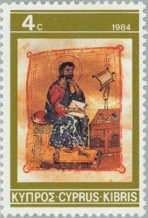 Portrait of St. Mark (miniature) 10th-12th cent.