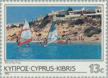 Wind-surfing in Paphos