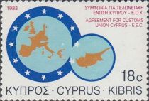 Maps of E.E.C. and Cyprus