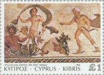 Paphos Mosaics - Apollo and Daphne, 3rd cent. A.D.