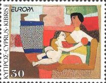 EUROPA 1993 - "Motherhood" Aplique by Chr. Savvas