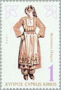 Costumes - Woman from Paphos wearing long skirt