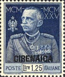 Italian stamps overprinted