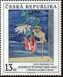 Jindřich Štyrský (1899-1942): Red Orchid, 1939