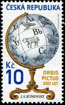 Work of J. A. Komenský Orbis pictus - 350th anniversary