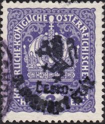 Austria Stamps Overprinted "ČESKO-SLOVENSKÝ STÁT" and Lion